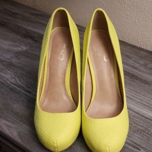 Yellow Mix No. 6 heels